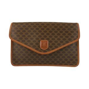 Celine Macadam PVC Leather Clutch Bag